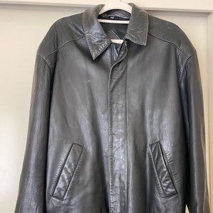 Men’s Michael Coban Leather Jacket Large